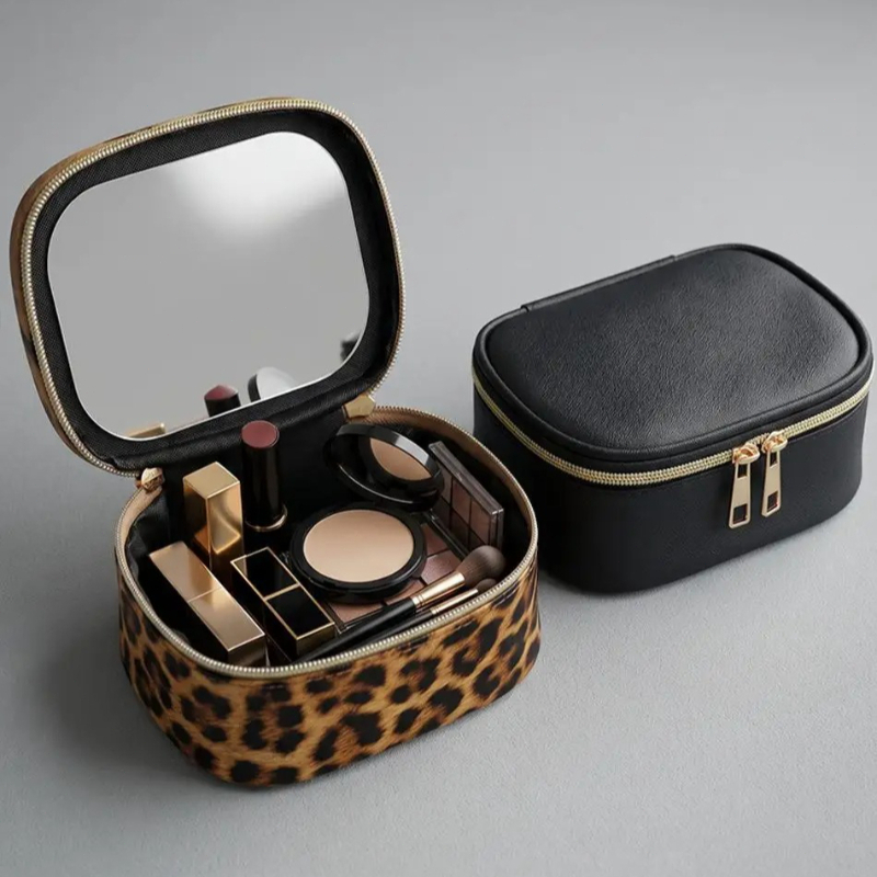 Women Bags Waterproof - 2026 New Makeup Bag with Mirror