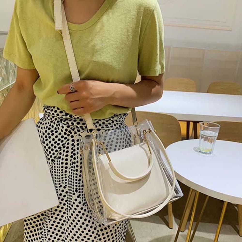 Candy Color Composite Clear Ba - Jelly Bag Clear Pvc recensione e prezzo