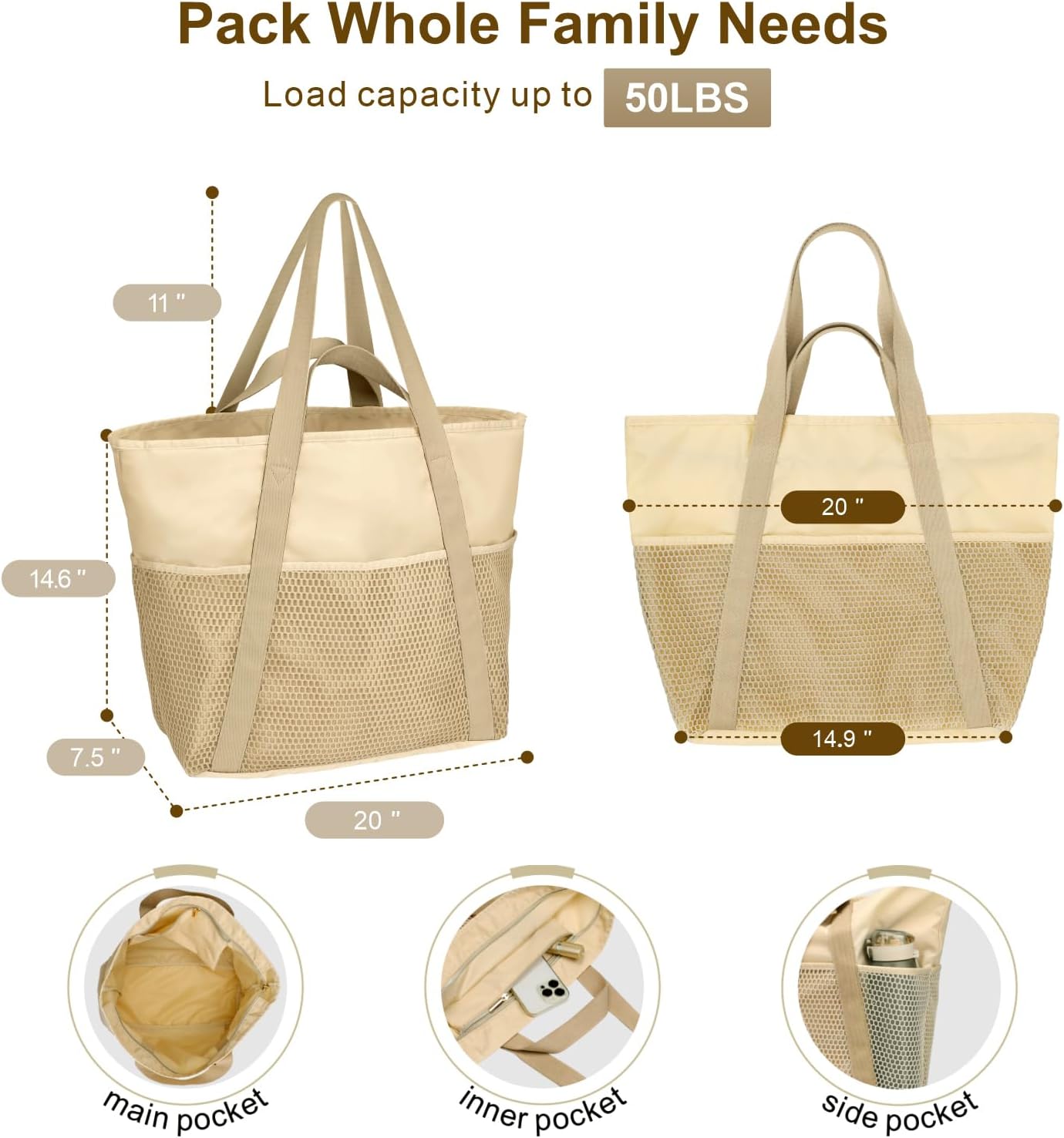 Waterproof Beach Bags for Wome - Women Bags Waterproof recensione e prezzo