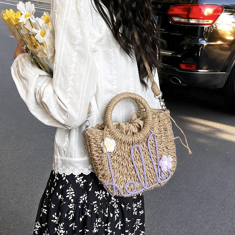 Handwoven Straw Bag Ladies Bea - Women'S Bags Holiday recensione e prezzo