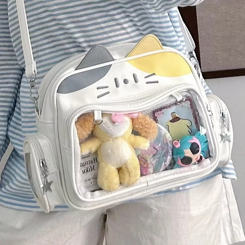 New Y2K Korean Kawaii Cat Ita  - Women Bags White recensione e prezzo