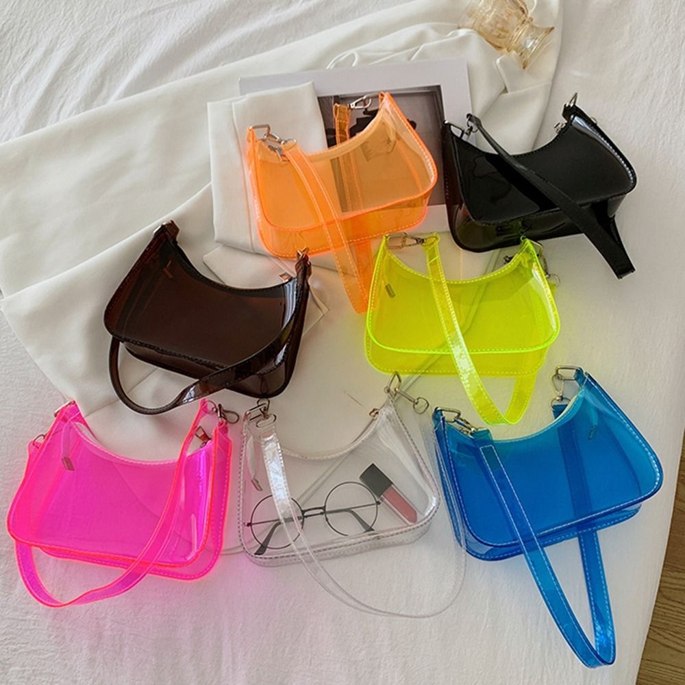 Fashion Jelly Color PVC Transp - Jelly Bag Clear Pvc recensione e prezzo