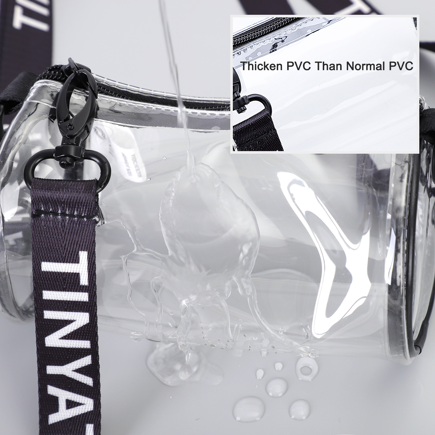 TINYAT Mini Transparent Women  - Jelly Bag Clear Pvc recensione e prezzo