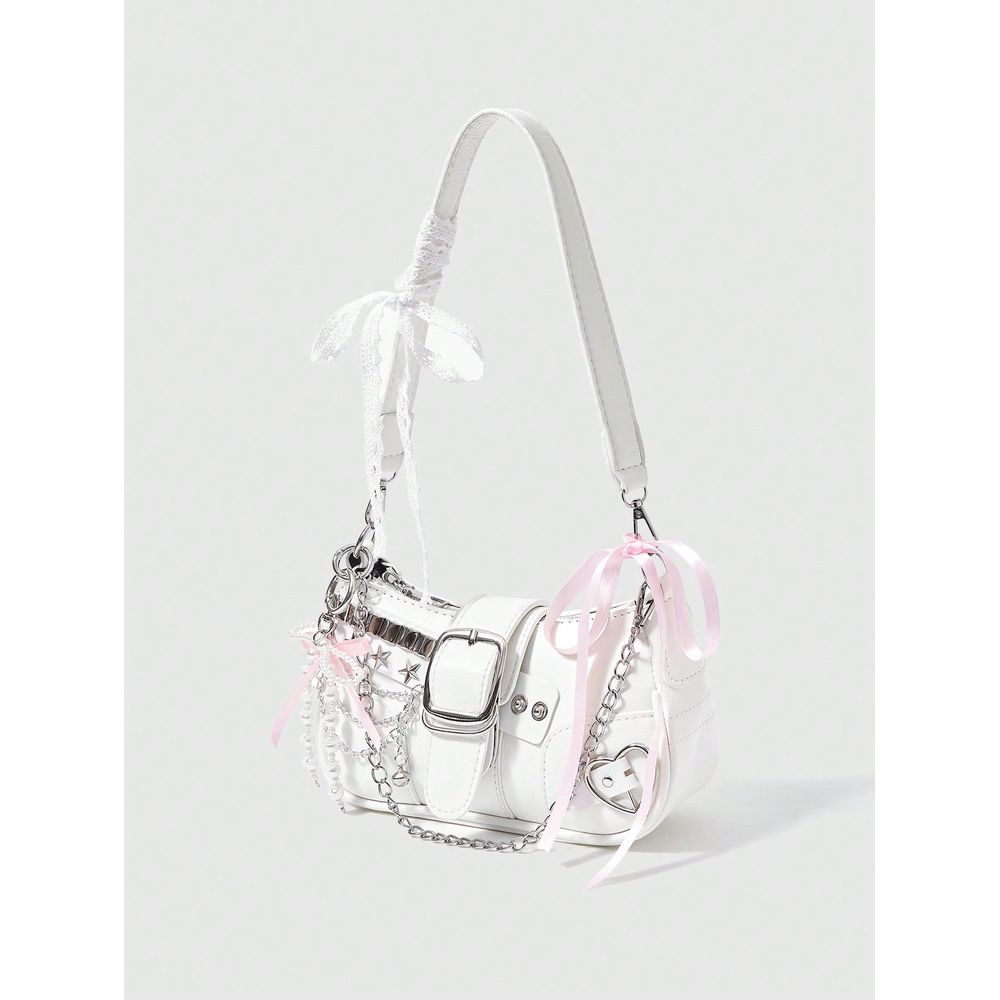 Kawaii Cute White Y2K Style Wo - Women Bags White recensione e prezzo