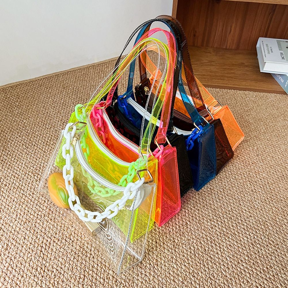 Fashion Ladies Jelly Bags PVC  - Jelly Bag Clear Pvc recensione e prezzo