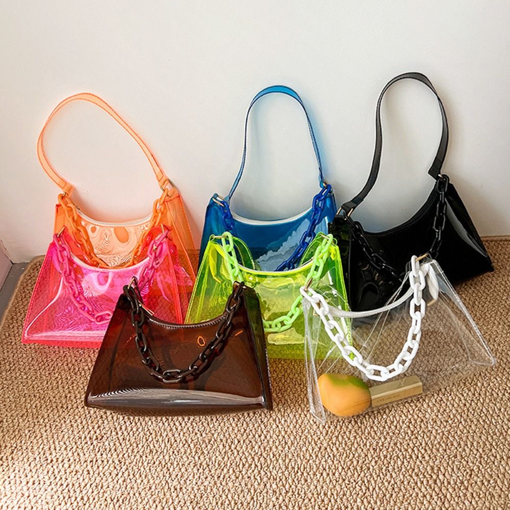 Fashion Ladies Jelly Bags PVC  - Jelly Bag Clear Pvc recensione e prezzo