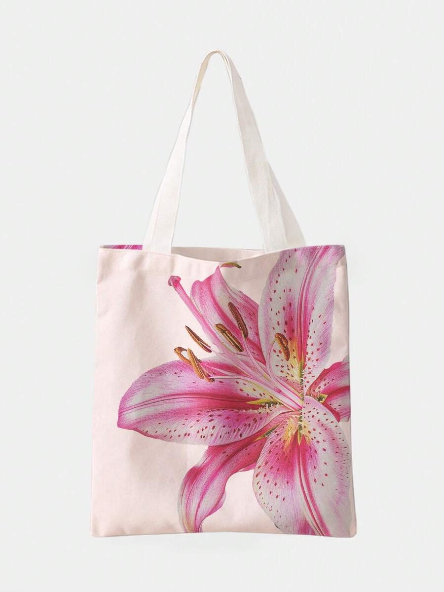 Floral Print Canvas Tote Bag F - Women'S Bags Holiday recensione e prezzo