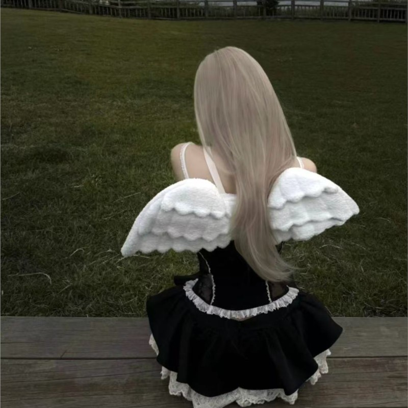 JIAERDI Sweet White Angel Wing - Women Bags White recensione e prezzo