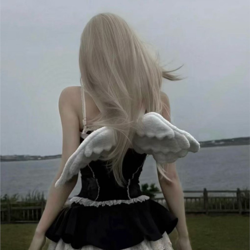 JIAERDI Sweet White Angel Wing - Women Bags White recensione e prezzo