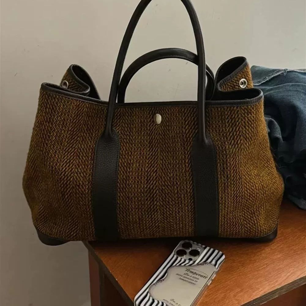 JIAERDI Retro Weave Tote Bag W - Women'S Bags Holiday recensione e prezzo