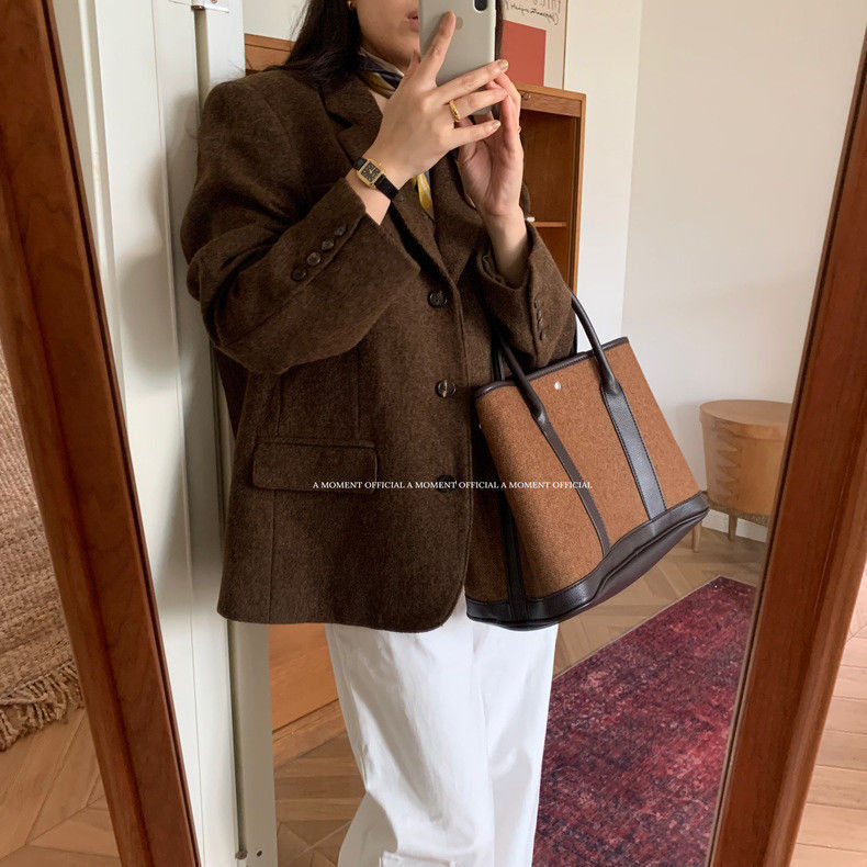 JIAERDI Retro Weave Tote Bag W - Women'S Bags Holiday recensione e prezzo