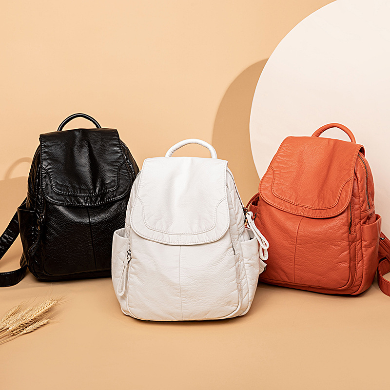 Women's Backpack White Washed  - Women Bags White recensione e prezzo