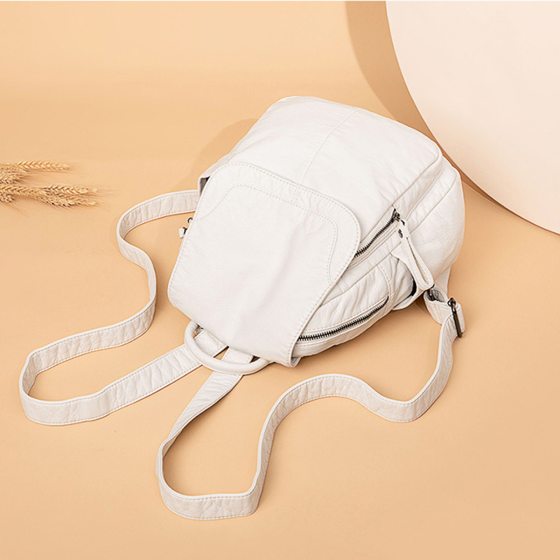 Women's Backpack White Washed  - Women Bags White recensione e prezzo