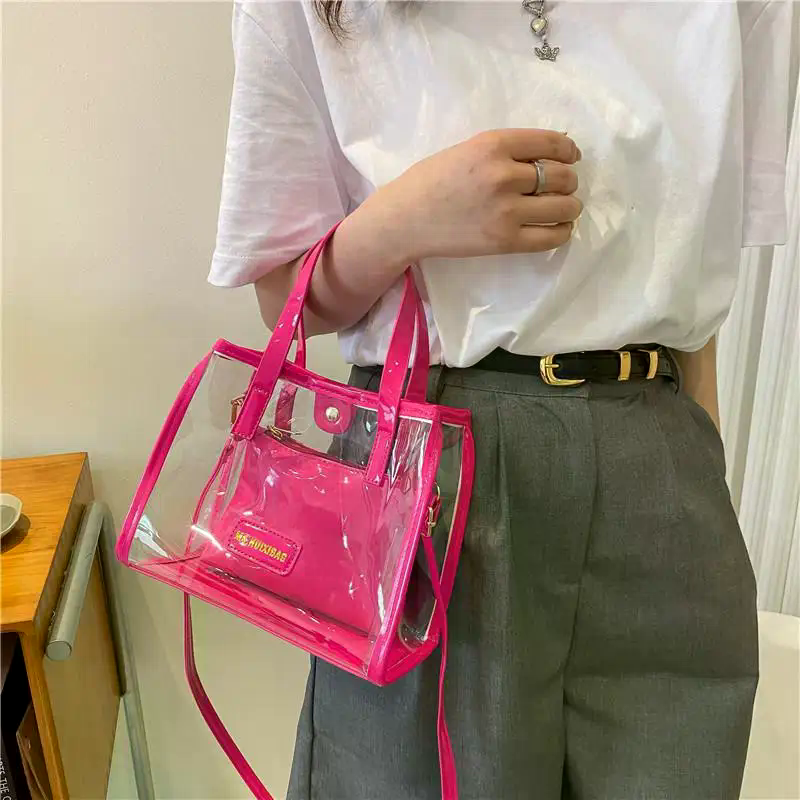New PVC Fashion Handbag Transp - Jelly Bag Clear Pvc recensione e prezzo