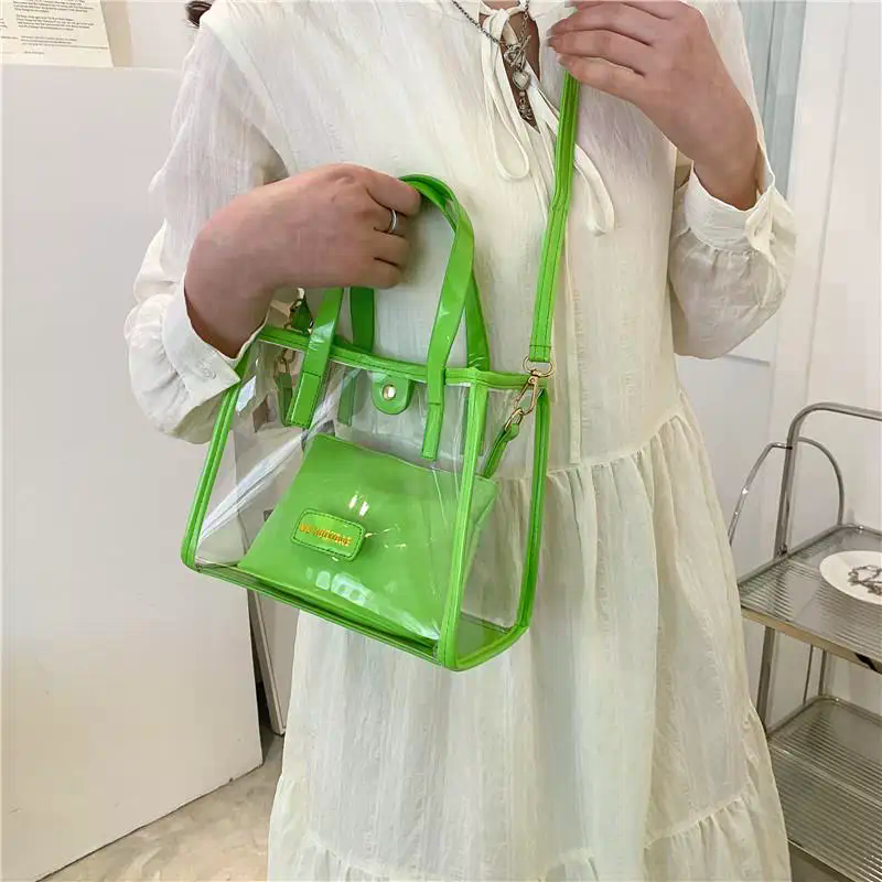 New PVC Fashion Handbag Transp - Jelly Bag Clear Pvc recensione e prezzo