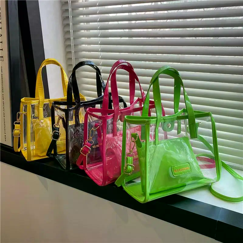 New PVC Fashion Handbag Transp - Jelly Bag Clear Pvc recensione e prezzo