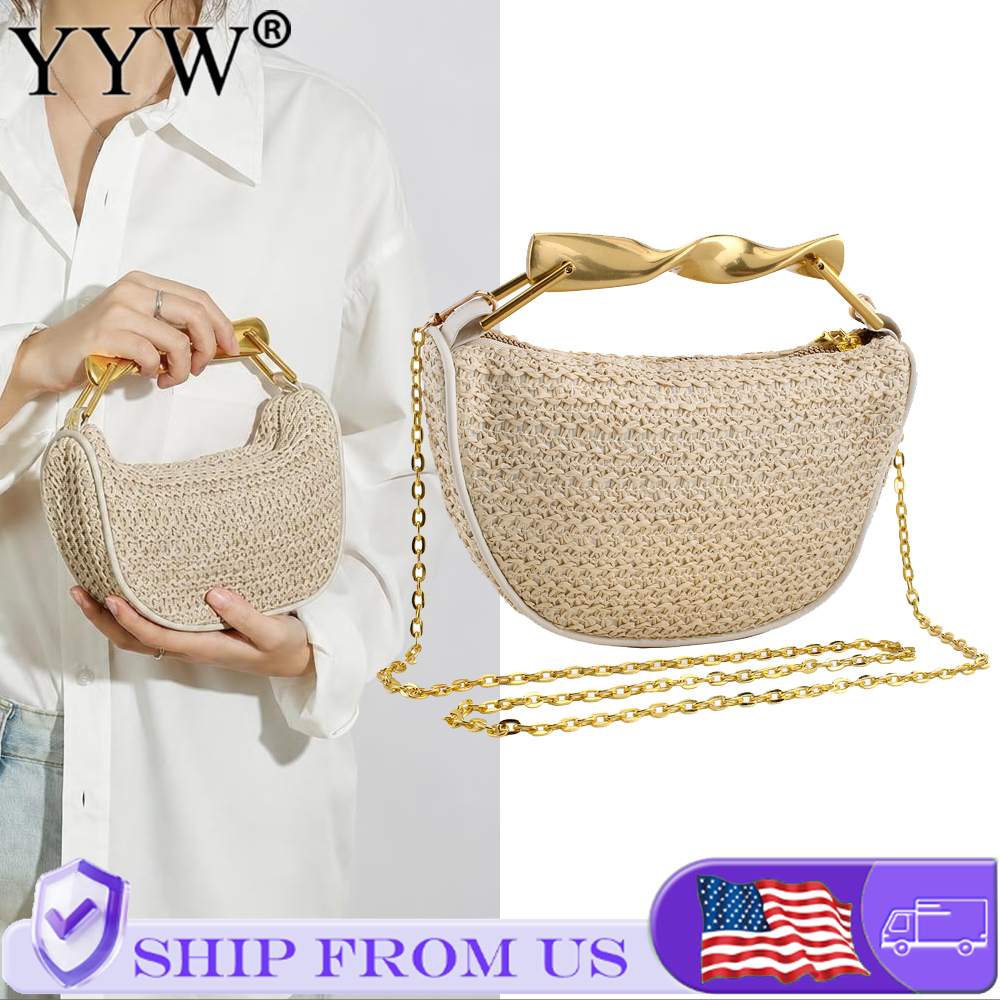 Causal Hobos Straw Woven Top-H - Women'S Bags Holiday recensione e prezzo