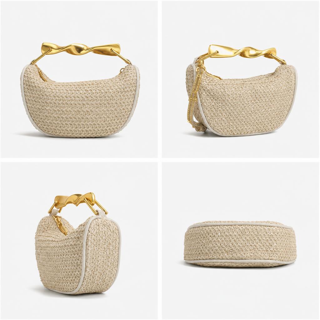 Causal Hobos Straw Woven Top-H - Women'S Bags Holiday recensione e prezzo