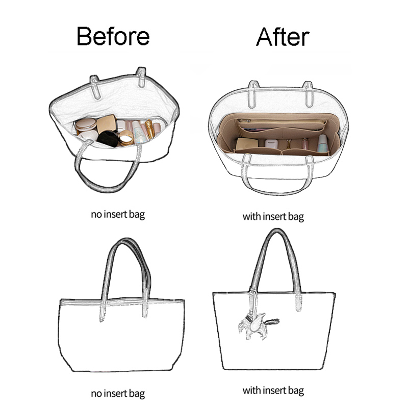 Felt Insert Bag Organizer For  - Women Bags Goyard recensione e prezzo