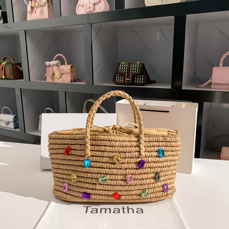 Summer Straw Woven Handmade Ha - Women'S Bags Holiday recensione e prezzo