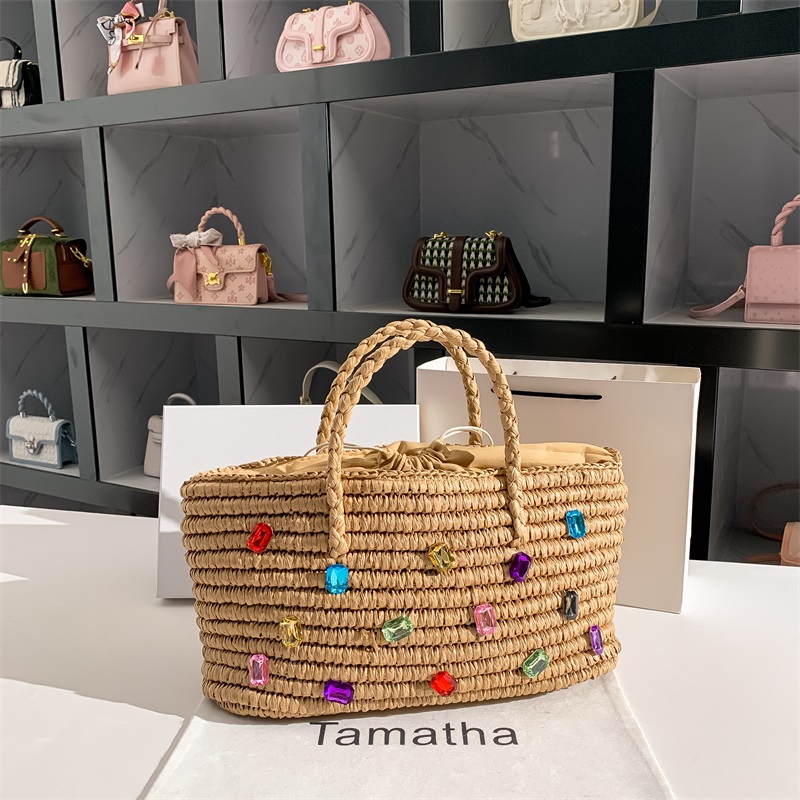Summer Straw Woven Handmade Ha - Women'S Bags Holiday recensione e prezzo