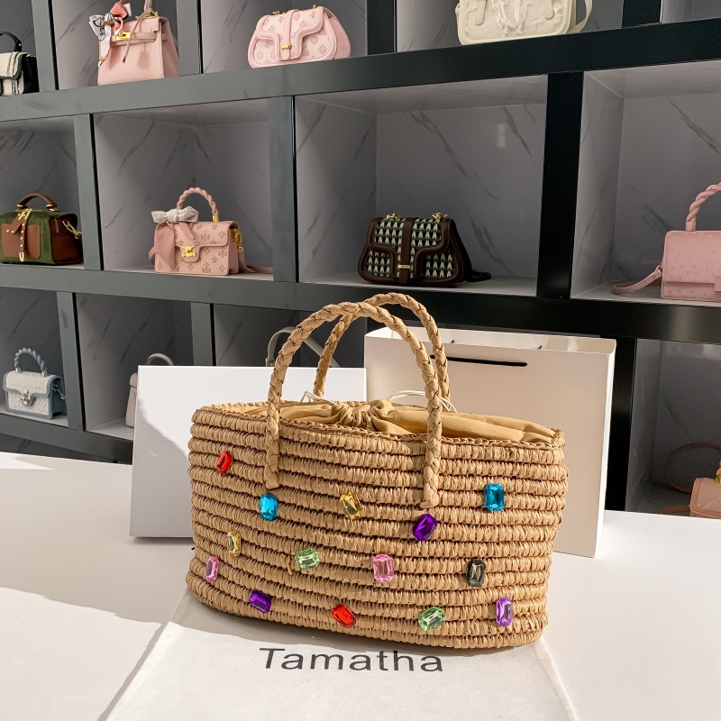 Summer Straw Woven Handmade Ha - Women'S Bags Holiday recensione e prezzo