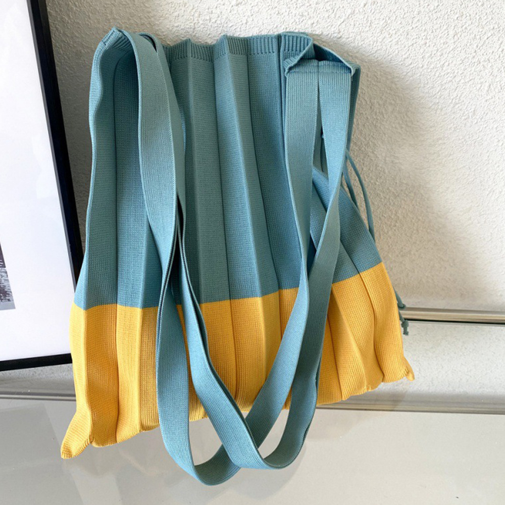 Knitted Foldable Storage Handb - Women Bags In Trend recensione e prezzo
