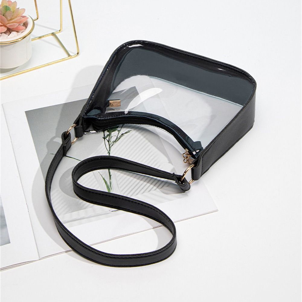 PVC Small Zipper Underarm Purs - Jelly Bag Clear Pvc recensione e prezzo