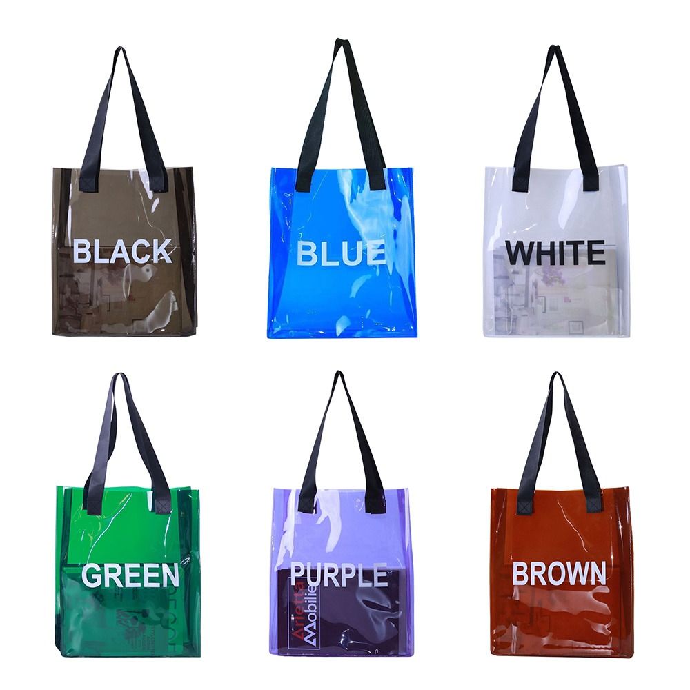 Transparent Tote Bag Portable  - Jelly Bag Clear Pvc recensione e prezzo