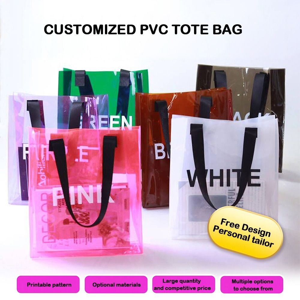 Transparent Tote Bag Portable  - Jelly Bag Clear Pvc recensione e prezzo