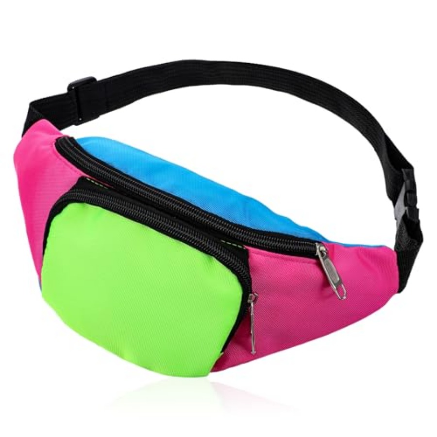 80s Neon Fanny Pack 2 Pockets  - Women'S Bags Holiday recensione e prezzo