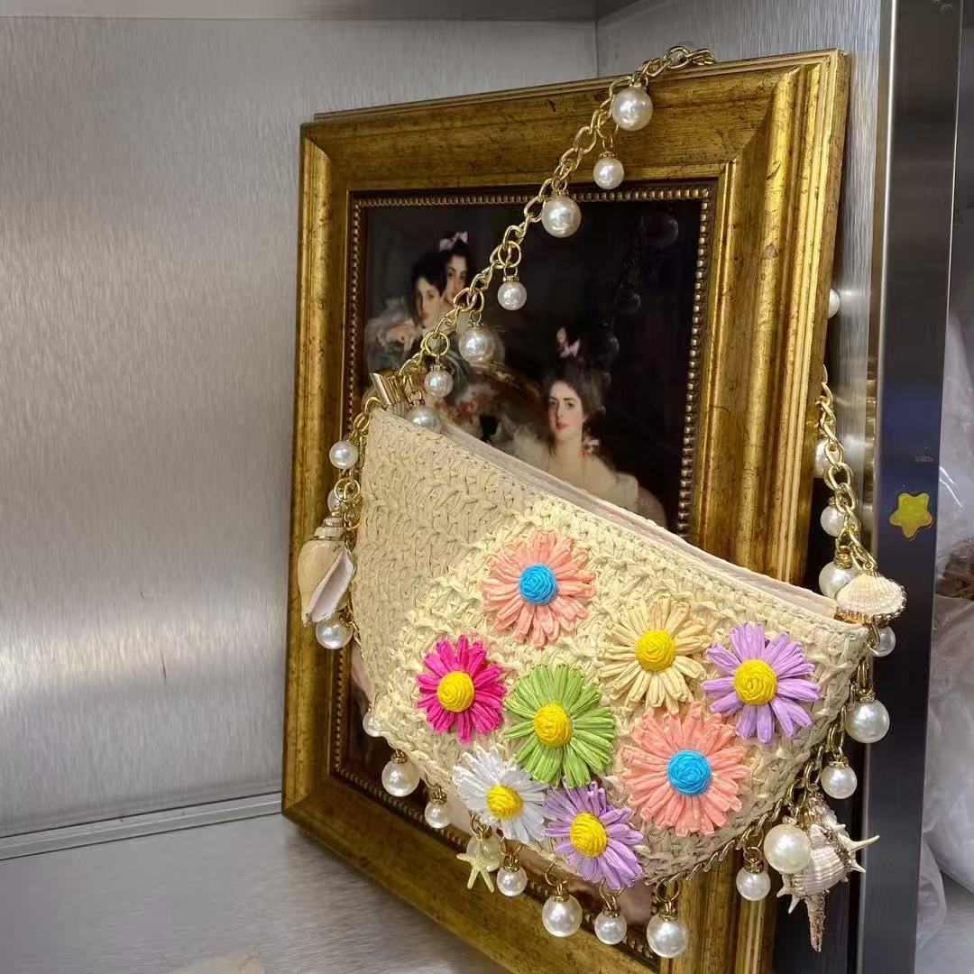 Beads Beading Chain Women Hand - Women'S Bags Holiday recensione e prezzo