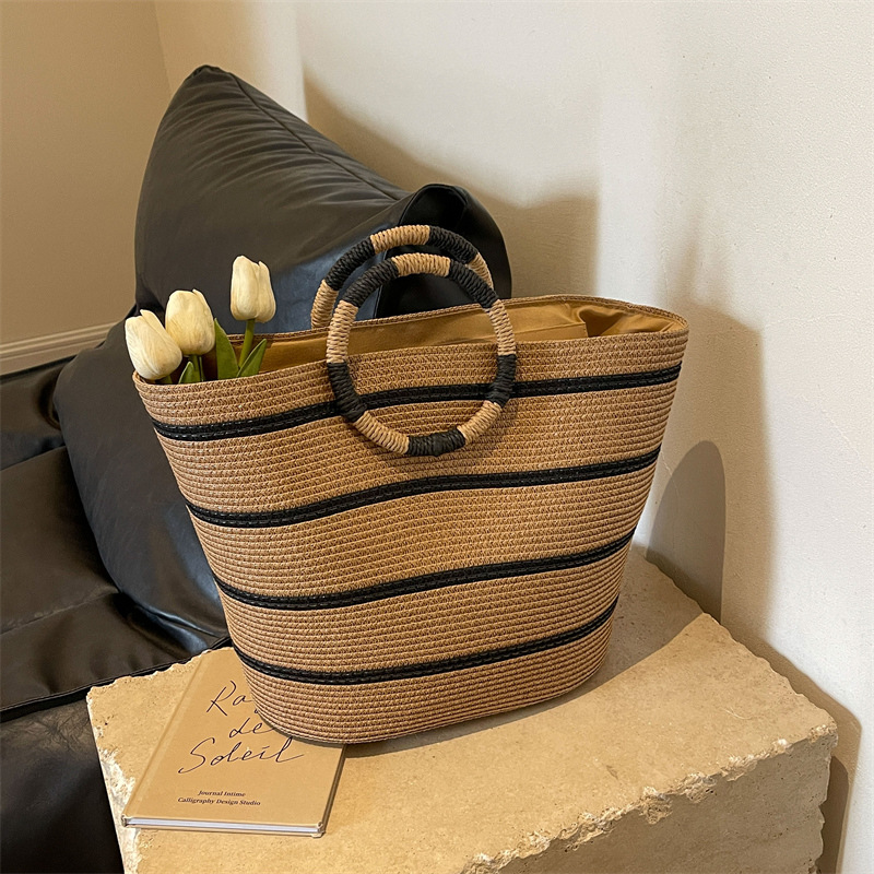 striped Tote grass woven bag s - Women'S Bags Holiday recensione e prezzo