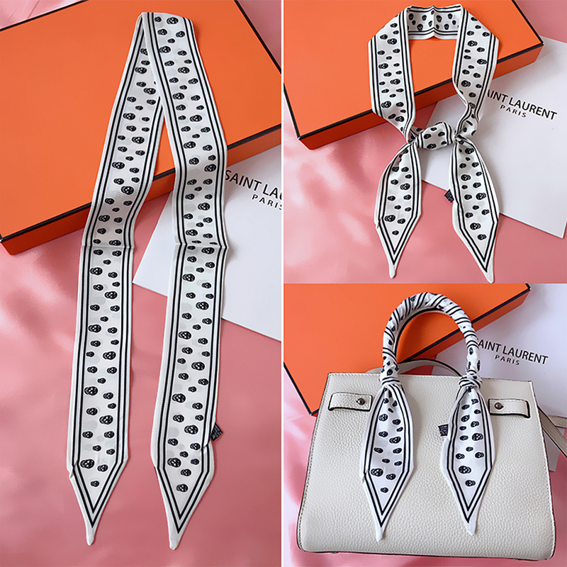 115cm Tied bag Handle silk sca - Women Bags White recensione e prezzo